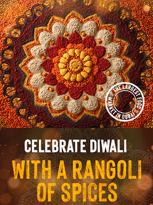 One-of-a-Kind Spice Rangoli