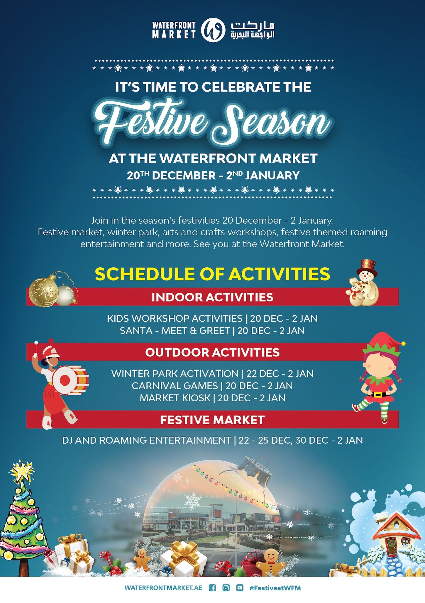 Festive season at the Waterfront Market